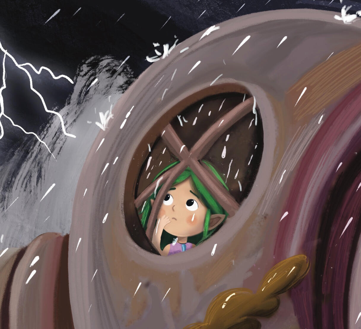 Storm night - author/illustrator project